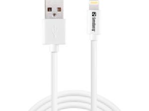 SANDBERG USB>Lightning MFI 1m White - 1 m - Lightning - USB A - Weiß - Gerade - Gerade